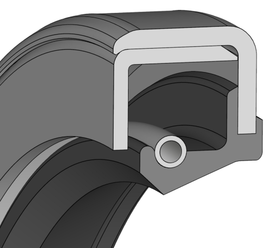 Picture of Radial shaft seal WC 95x133x14 NBR70 116734