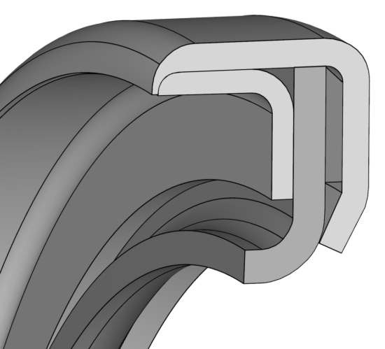 Picture of Radial shaft seal WCP20 74x100x10 PTFE 137329
