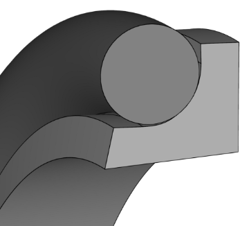 Picture of Wiper A80 115x123,8x0x6 PTFE/NBR 117918